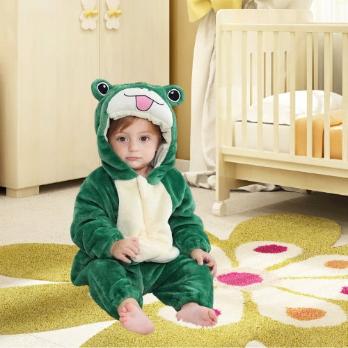combinaison-bebe-fille-grenouille-mignonne-chaude