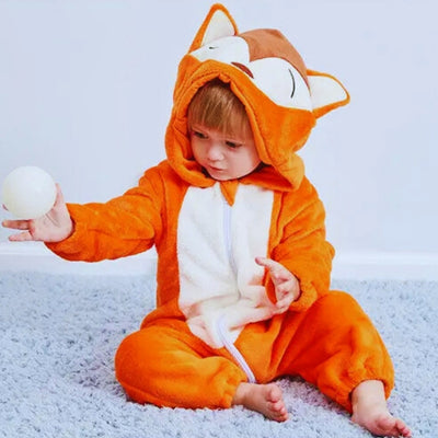 combinaison-bébé-fille-renard-orange-blanc