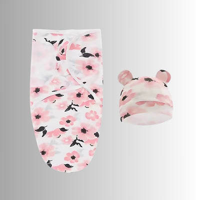 couverture-d-emmaillotage-bébé-fleurs