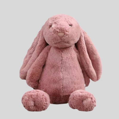 doudou-lapin-rose-foncé-jouet-bebe