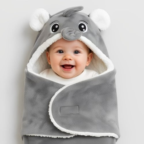 nid-d-ange-bebe-elephant-avec-capuche-chaude