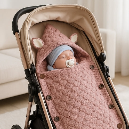 nid-d-ange-bebe-rose-tricote-douillet