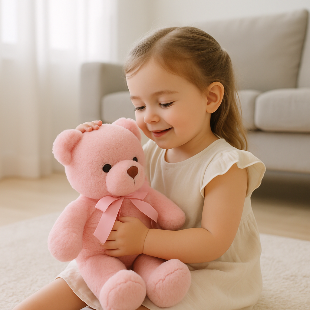 ours-en-peluche-rose-clair-doux-pour-fille