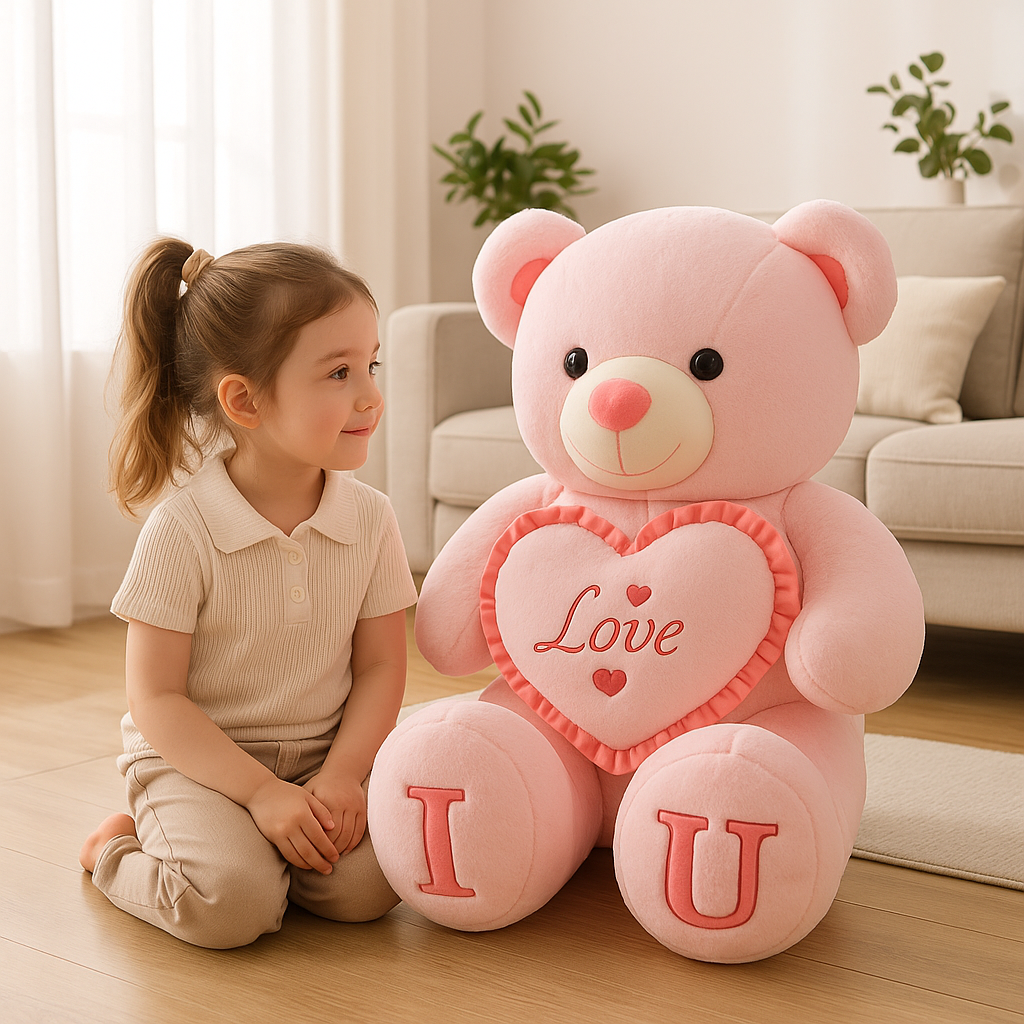 PELUCHE GEANTE | Ours tendre et rassurant