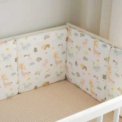 tour-de-lit-bebe-imprimés-animaux-coussinets