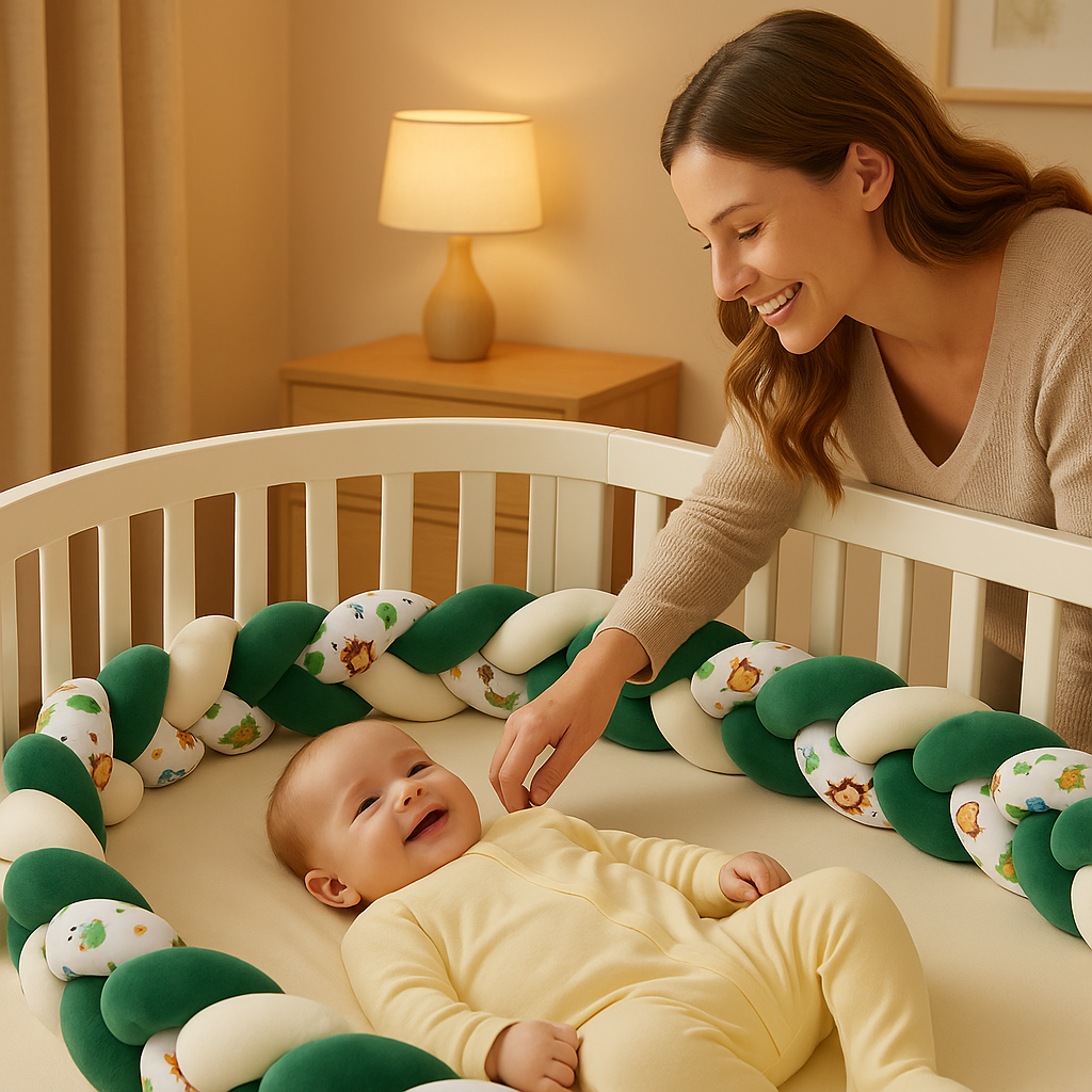 tresse-de-lit-blanc-vert-motif-jungle-serenite-d-esprit-parents