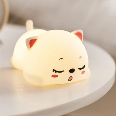 veilleuse-enfant-chat-lumière-blanche-douce