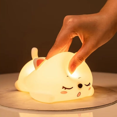 veilleuse-enfant-chat-souplesse-tactile-sûr