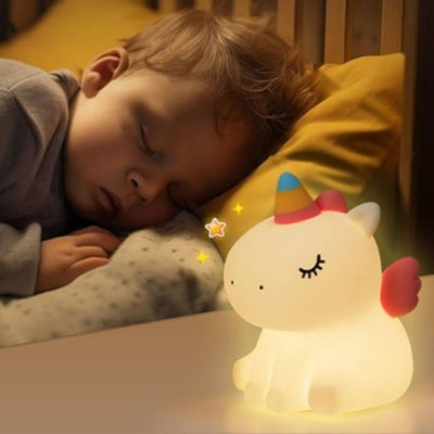 veilleuse-enfant-licorne-nuit-paisible-lumière-douce