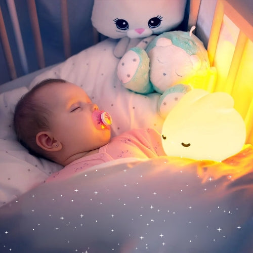 veilleuse-lapin-lumière-tamisée-sommeil-apaisé
