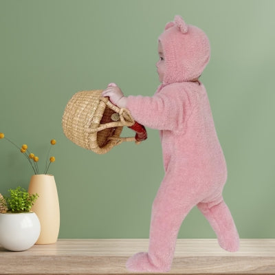 barboteuse-bébé-rose-confort-chaude