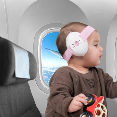 Casque Anti-bruit Bébé 2-en-1 – Réglable 0-48 Mois – Pour Voyages, Feux D'artifice, Spectacles
