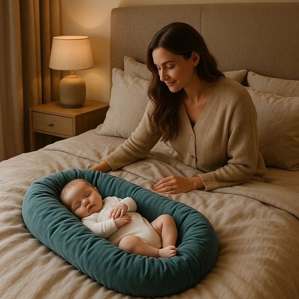 cocon-bebe-vert-vif-sommeil-sur-pour-nourrisson