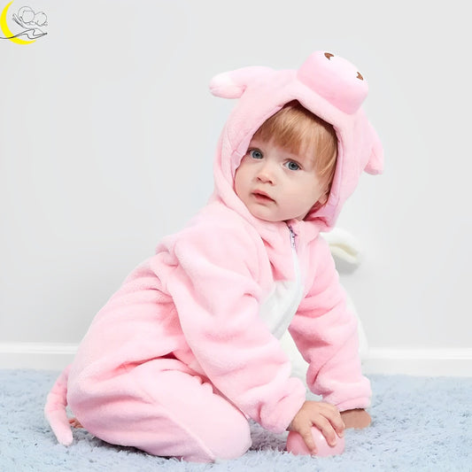 combinaison-bébé-fille-cochon-adorable