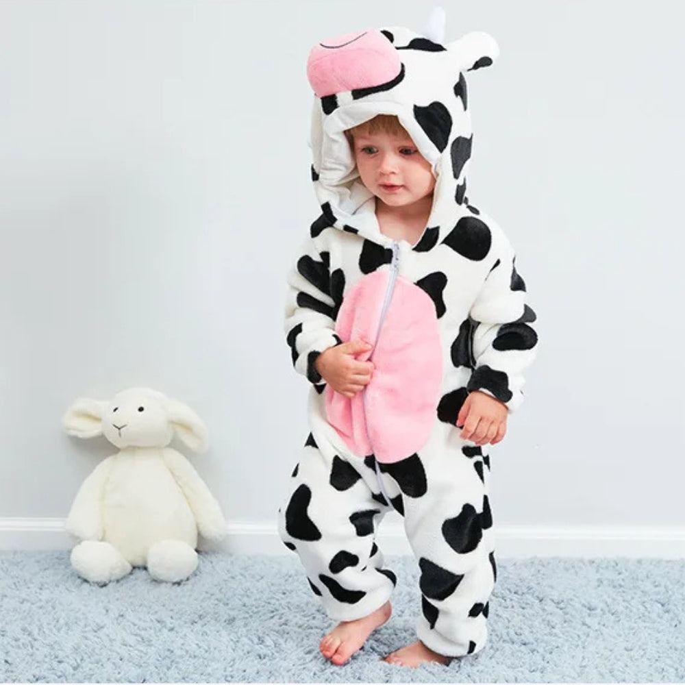 combinaison-bebe-fille-vache-noir-blanc-rose