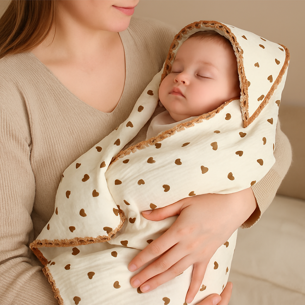 couverture-bebe-beige-avec-coeurs-confortable-douce-pratique