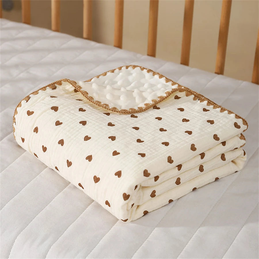 couverture-bébé-beige-imprimes-cours-bruns-polaire