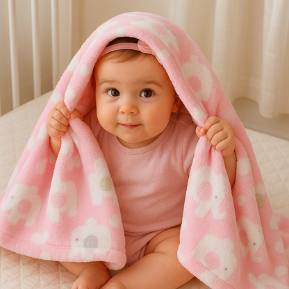 couverture-bebe-rose-douce-ludique