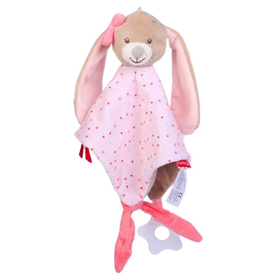 doudou-lapin-rose-douceur-éveil-bébé