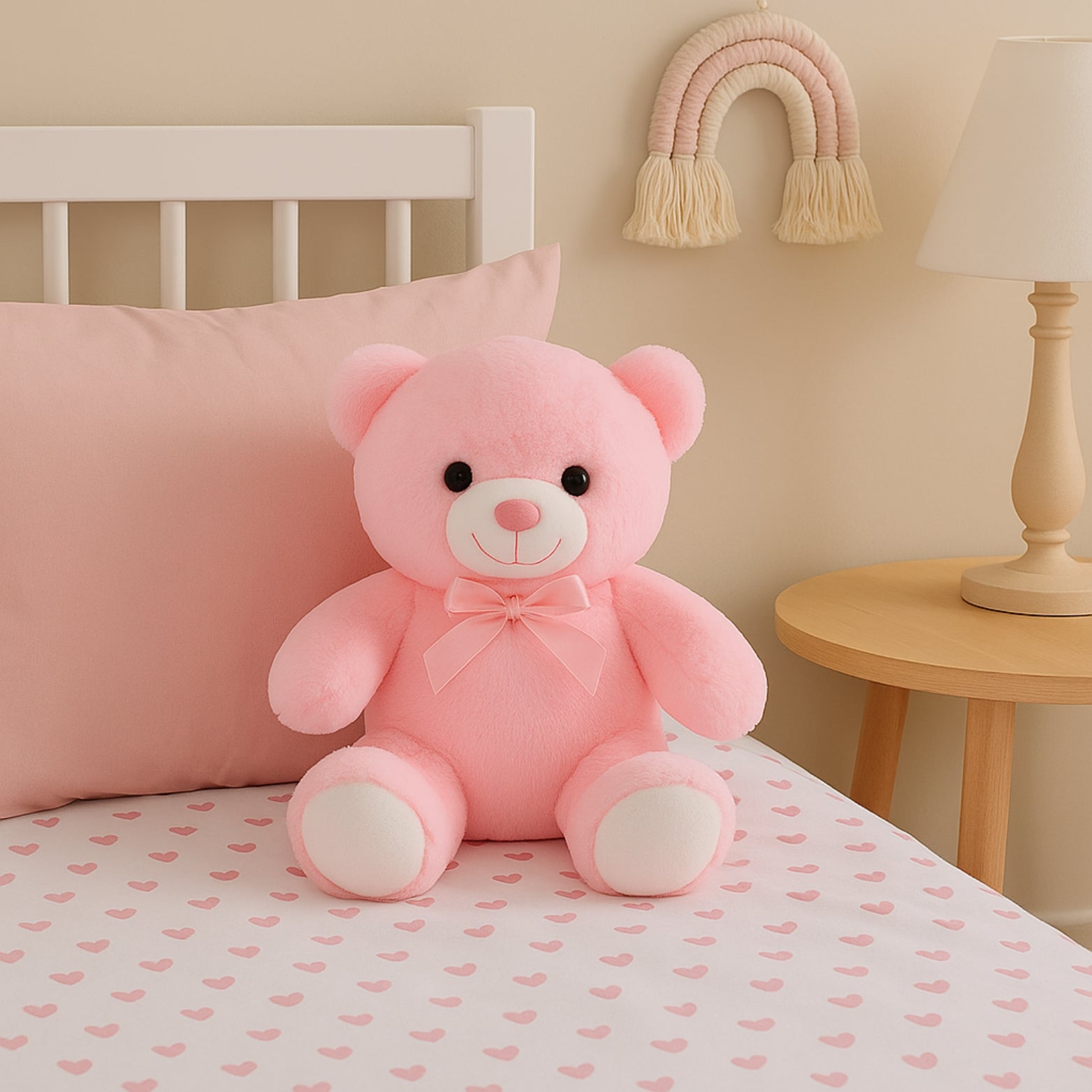 ours-en-peluche-rose-pour-chambre-fille