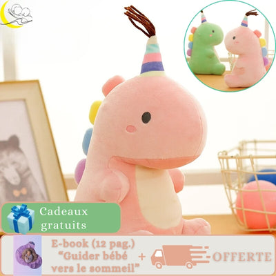 peluche-dinosaure-rose-promo