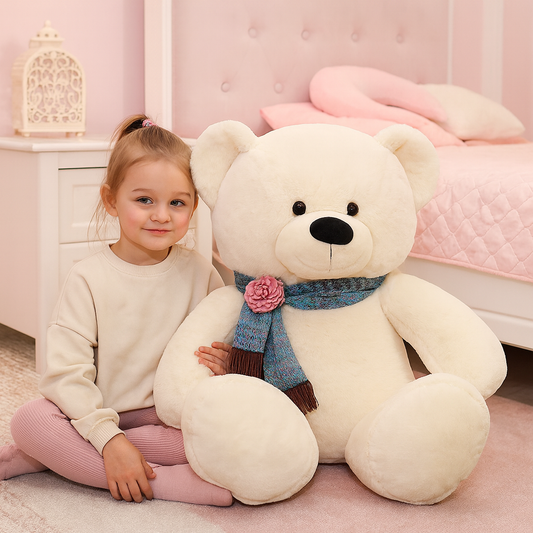 PELUCHE GEANTE | Ours câlin tendre et élégant
