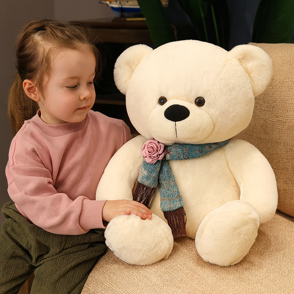 PELUCHE GEANTE | Ours câlin tendre et élégant