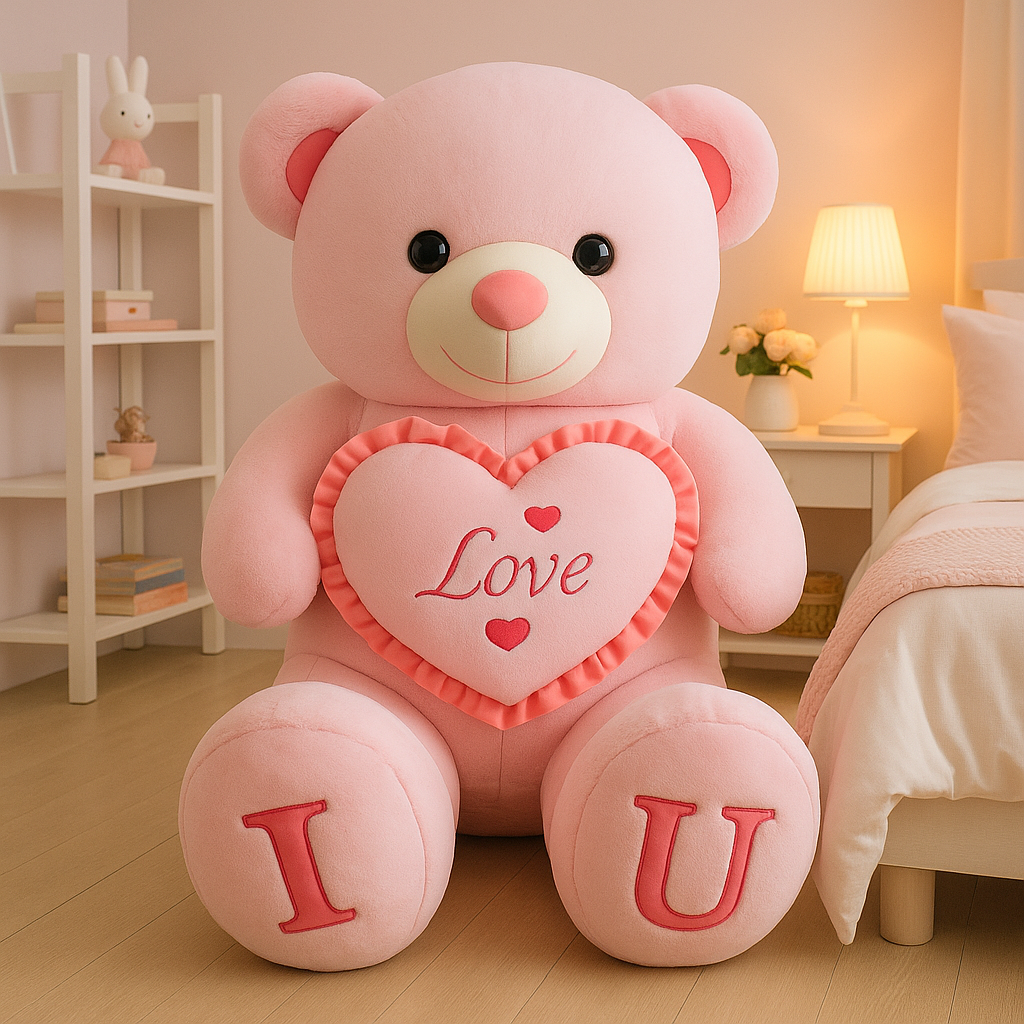 PELUCHE GEANTE | Ours tendre et rassurant