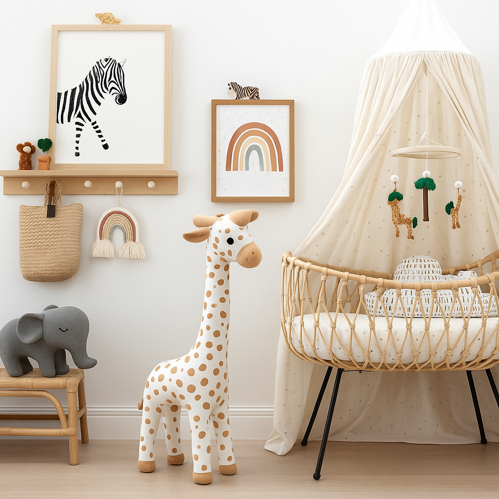 PELUCHE | Girafe douce et décorative