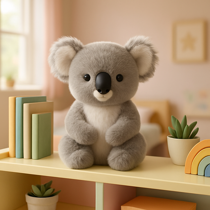 peluche-koala-gris-décoration-chambre