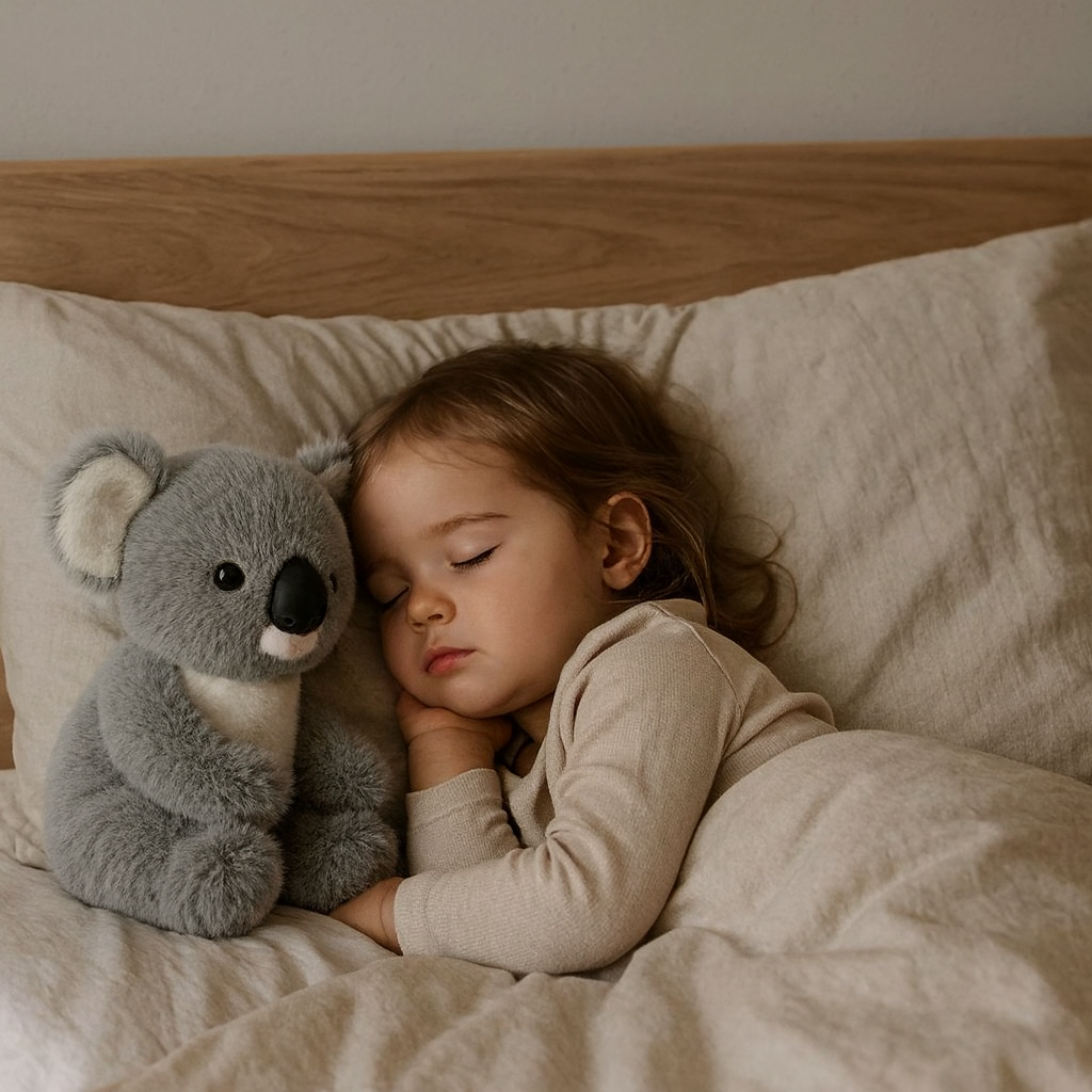 peluche-koala-gris-realiste-sommeil