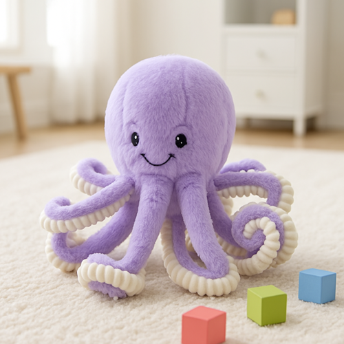peluche-pieuvre-mauve-decoration-chambre-enfant