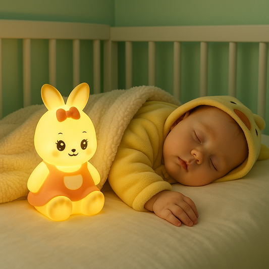 VEILLEUSE BÉBÉ | Lampe en forme de lapin LumiRabbit