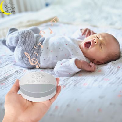 Machine à bruit blanc pour bébé, Machine à bruit pour bébé avec veilleuse,  Machine à bruit