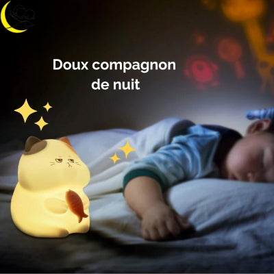 veilleuse-enfant-chat-compagnon-nuit