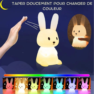 veilleuse-enfant-lapin-multi-lumières