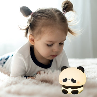 Lampe Veilleuse Enfant Panda - R&M Coudert - Fabriqué En France - Montage Facile - PVC Diffusant - 12x30 Cm