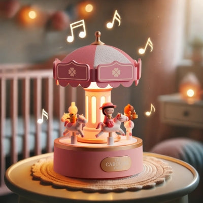 veilleuse-musicale-bébé-décor-chambre-fille